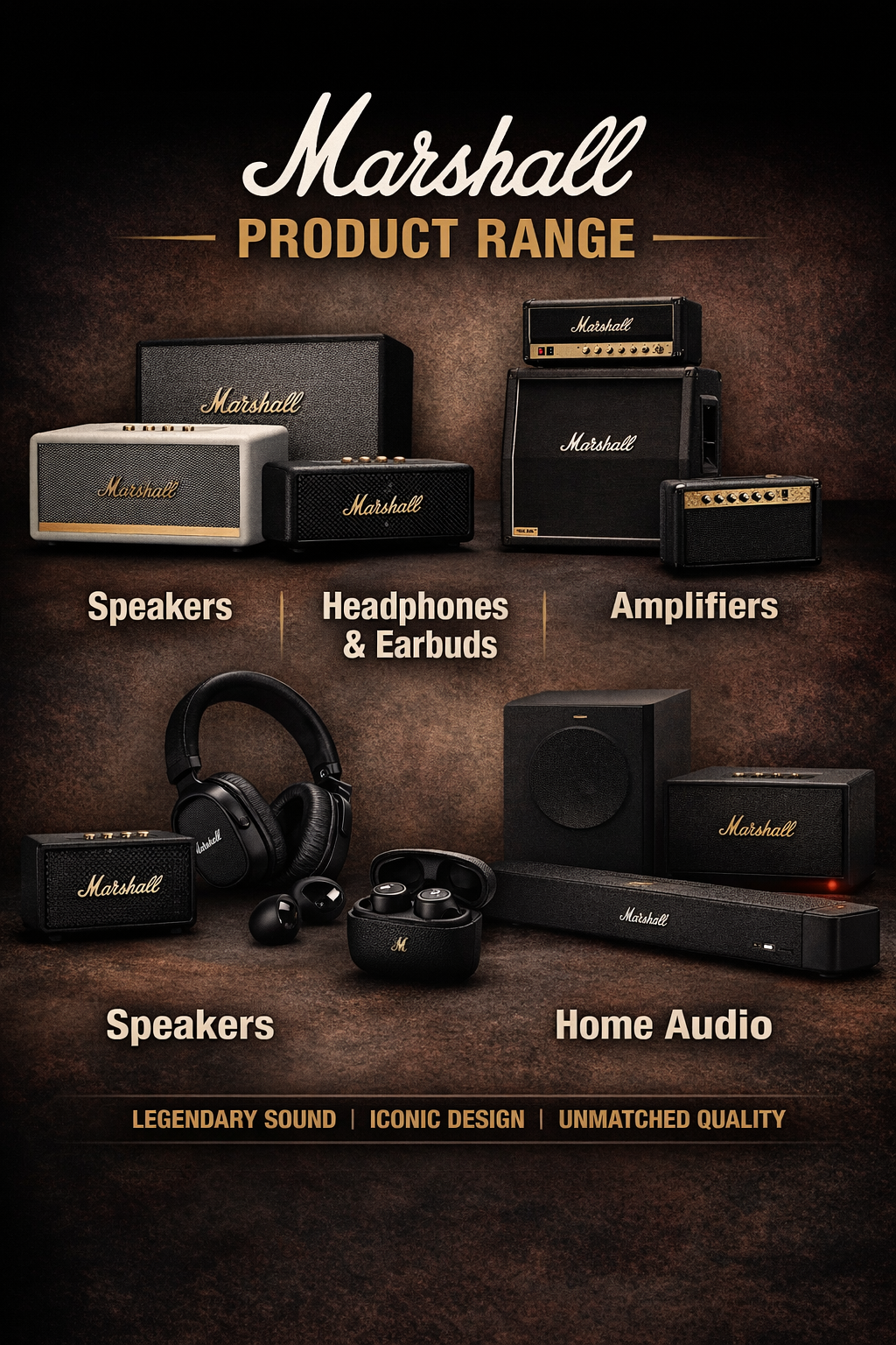 Marshall Comprehensive Audio Product Portfolio